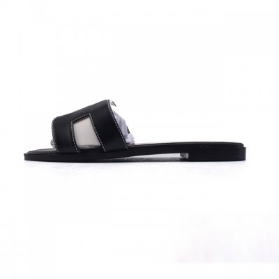 公司级 Hermes Footwear Woman 爱马仕 礼装 休闲拖鞋 黑白等多色万年经典爱马士 女神标配 度假 居家 必备凉拖鞋 东莞原厂真皮大底平底拖鞋
