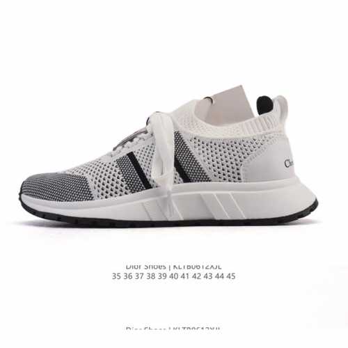 公司级 Dior 迪奥 高奢品牌 彰显高级气质 Dior 运动鞋低帮系列复古休闲鞋时尚慢跑鞋厚底老爹鞋系带透气织物网格鞋面 运动跑鞋 生活休闲鞋 男女同款 时髦