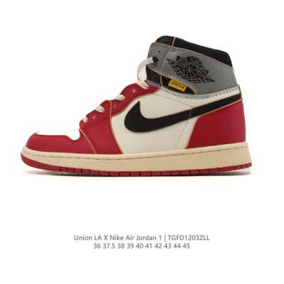 耐克 Union X Air Jordan 1 Retro High pk Nrg 高帮Aj1 乔丹一代经典复古运动篮球板鞋 洛杉矶品牌Union与Jordan
