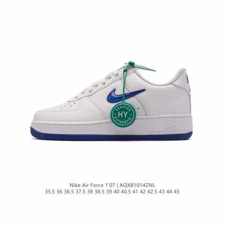 公司级 附赠送logo清洁刷 Af1耐克 Nike Air Force 1 ‘07 Low 空军一号 厚底增高百搭休闲运动板鞋 原楦头原纸板 打造纯正空军版型， - 点击图像关闭