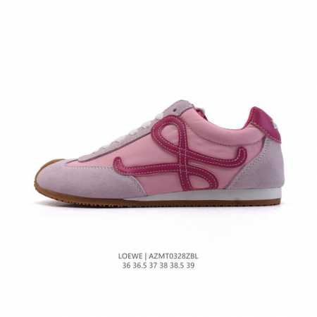 200 【公司级】Loewe/罗意威 Ballet Runner 皮革 简约圆头 系带 低帮 运动休闲鞋这双鞋是Loewe新发布的Ballet Runner 2 - 点击图像关闭