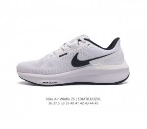 舒适自然步履体验耐克 Nike Zoom Winflo 25 登月25代运动鞋透气缓震疾速跑步鞋厚底增高老爹鞋 这款鞋子的透气网眼鞋面设计 有效提升鞋内通风性