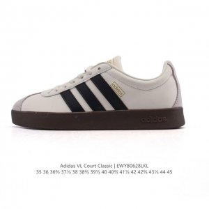 阿迪达斯 Adidas Vl Court Classic Shoes 运动休闲板鞋德训鞋 T头鞋 这款Adidas经典运动鞋，以经典造型塑就百搭风格。灵感源自A
