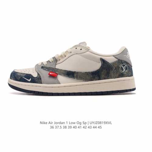 公司级 耐克 Nike Air Jordan 1 Low Og Sp Military Blue Aj1乔1倒勾 2025年新款 蛇年新款 低帮篮球鞋 Aj1