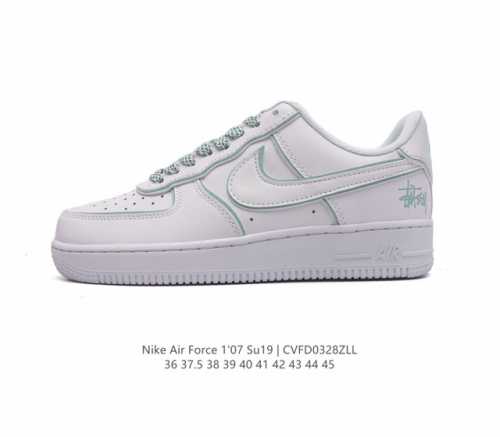 耐克nike Air Force 1 Low 空军一号 Af1 低帮百搭休闲运动板鞋 柔软 弹性十足的缓震性能和出色的中底设计 横跨复古与现代的外型结合 造就出