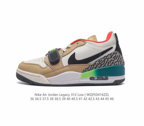耐克 Aj 乔丹 Air Jordan Legacy 312 男女士低帮运动鞋百搭篮球鞋。酷炫混搭，谁人不爱？Air Jordan Legacy 312 Low