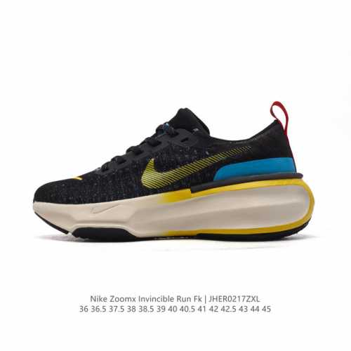 降价 耐克 Nike Zoomx Invincible Run Fk 3 机能风格运动鞋 厚底增高老爹鞋。最新一代的Invincible 第三代来了！首先鞋面采
