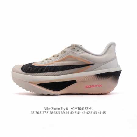 公司级 Nike耐克Zoom Fly 6 马拉松碳板米黑跑步鞋男女同款运动鞋Fn8455-001春新款Zoom Fly 6 Prm缓震轻便跑步鞋。这款鞋在继承了 - 点击图像关闭