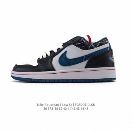 耐克 乔丹Air Jordan 1 Low Aj1 乔1 乔丹1代Aj1 低帮复古文化板鞋 休闲运动篮球鞋，从1985 年面世的元年款汲取设计灵感，采用简洁大方 - 点击图像关闭