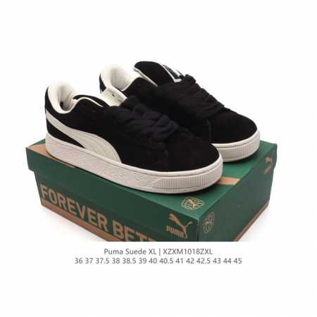 彪马PUMA SUEDE XL 低帮复古轻便透气防滑减震休闲鞋 小白鞋 厚底增高运动板鞋 类型：男女鞋 尺码: 36-45含半码 货号：398708-01 编码 - 点击图像关闭