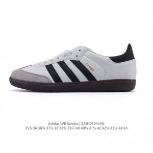 高品质版本 阿迪达斯 德训鞋 Adidas Originals Samba Og Shoes 经典运动鞋小白鞋 T头鞋 男女士板鞋 彰显休闲摩登风情的时尚经典鞋