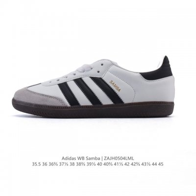 高品质版本 阿迪达斯 德训鞋 Adidas Originals Samba Og Shoes 经典运动鞋小白鞋 T头鞋 男女士板鞋 彰显休闲摩登风情的时尚经典鞋