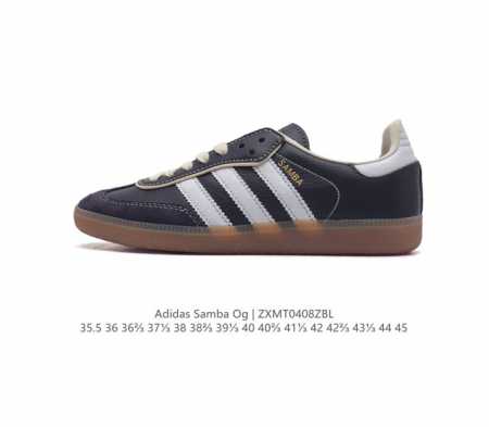 阿迪达斯 德训鞋 Adidas Originals Samba Og Shoes 经典运动鞋小白鞋 T头鞋 男女鞋 彰显休闲摩登风情的时尚经典鞋。它诞生于50年 - 点击图像关闭