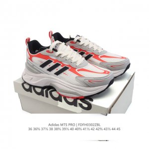 200 【降价公司级】阿迪达斯 Adidas Originals Mts Pro 复古厚底老爹透气运动跑鞋。纤维革组合透气网眼布鞋面鞋材,中底搭载。阿迪Mts