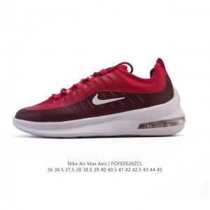耐克 Nike Air Max Axis 男女子运动鞋气垫缓震轻便休闲运动跑步网面透气舒适日常慢跑鞋 时尚的无缝覆面和透气网眼布演绎时尚外观 流线型中底和独特后