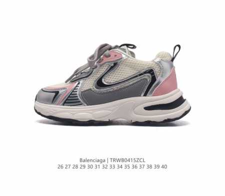 亲子鞋 潮奢 巴黎世家 Balenciaga 厚底增高板鞋老爹鞋运动鞋，Balenciaga 最新爆款低帮系带休闲运动板鞋 专柜同步上架香港、美国、巴黎各大时尚 - 点击图像关闭