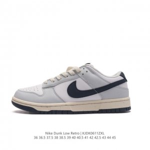 耐克 Nike Dunk Low Retro 运动鞋复古板鞋 ，作为 80 年代经典篮球鞋款，起初专为硬木球场打造，后来成为席卷街头的时尚标杆，现以经典细节和复