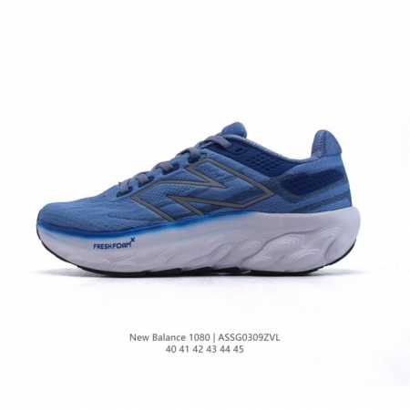 180 新百伦 New Balance Fresh Foam X 1080 V14 男款舒适缓冲跑步运动鞋。这款鞋将可靠的舒适性和高性能相结合，为日常穿着和比赛 - 点击图像关闭