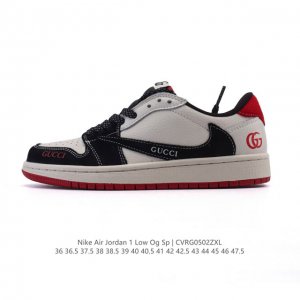 真标 耐克 Nike Air Jordan 1 Low Og Sp Military Blue Aj1乔1倒勾 2025年新款 蛇年新款 低帮篮球鞋 Gucci