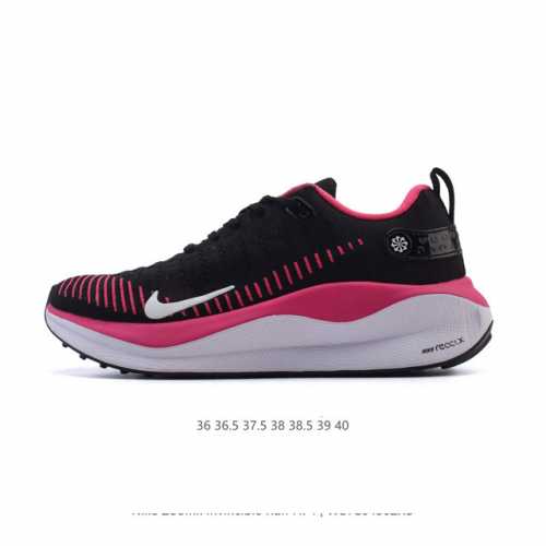 耐克 Nike Reactx Infinity Run 4瑞亚机能风疾速系列越野缓震休闲运动鞋 公路跑步鞋带气垫厚底增高运动鞋，加宽前足设计和加厚泡绵层，有助提