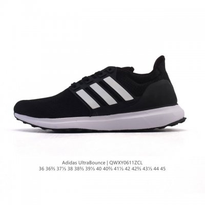 新品公司级 Adidas阿迪达斯Ubounce Dna男女子缓震运动休闲跑步鞋 Id5964采用针织鞋面，如袜套般贴合；搭配Tpu鞋笼，更添结构感。含标志性鞋跟