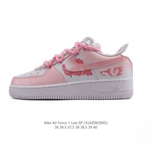 公司级 耐克 Nike Air Force 1 '07 Low 空军一号含气垫 解构绑带 双鞋带 小白鞋 低帮百搭厚底增高休闲运动板鞋。柔软、弹性十足的缓震性能