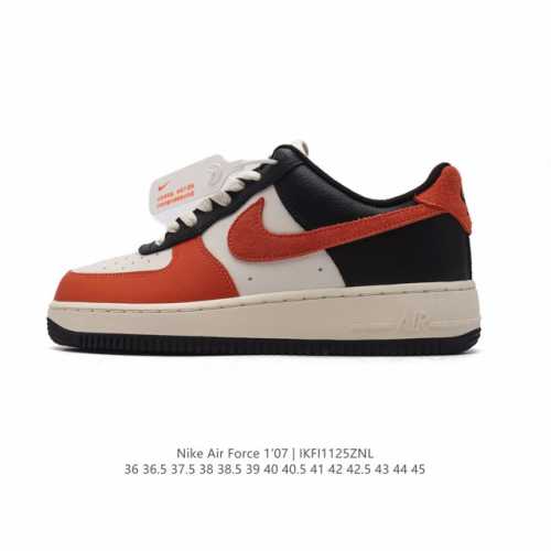 公司级 Af1耐克 Nike Air Force 1 ‘07 Low 空军一号 厚底增高百搭运动板鞋 原楦头原纸板 打造纯正空军版型，专注外贸渠道 全掌内置蜂窝