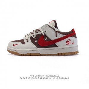 170 耐克 Nike Dunk Low Retro 运动鞋复古板鞋 解构绑带 双鞋带 2025年新款 蛇年限定 新年鞋子。作为 80 年代经典篮球鞋款，起初专