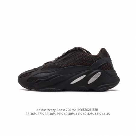 阿迪达斯Adidas Yeezy 700 V2 3M反光椰子厚底男女老爹鞋缓震透气舒适中性跑鞋。在原鞋型Yeezy Boost 700稍作修改，整体鞋型流线型更 - 点击图像关闭