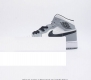 真二层 耐克 Nike Air Jordan 1 Retro High Og 乔丹一代aj1 乔1 Aj1 高帮篮球鞋复刻运动鞋 皮面高帮板鞋的设计灵感源自运动