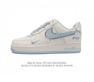 耐克 Nike Air Force 1 07 空军一号 Af 1 低帮 厚底增高百搭 休闲运动板鞋 柔软 弹性十足的缓震性能和出色的中底设计 横跨复古与现代的外