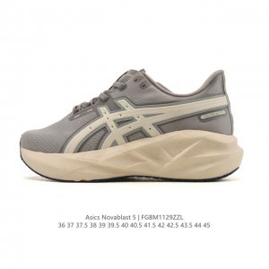 Asics Novablast 5轻量跑鞋 低帮轻量透气缓震休闲运动跑步鞋 Novablast 5 鞋款秉承 Asics 设计理念 尊重日本的“改善”、持续改进