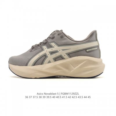Asics Novablast 5轻量跑鞋 低帮轻量透气缓震休闲运动跑步鞋 Novablast 5 鞋款秉承 Asics 设计理念 尊重日本的“改善”、持续改进