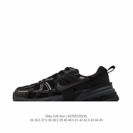 公司级 Nike 耐克 V2K Run 减震防滑 复古低帮运动跑步鞋 超火复古跑鞋，采用太空革组合呼吸网眼布鞋面材质，搭载正确4层组合底模，嵌入tpu加固稳定模 - 点击图像关闭