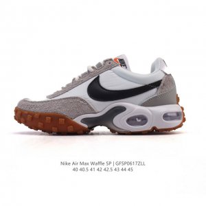 耐克 Nike Air Max Waffle Sp Action Green 休闲跑步鞋 气垫缓震运动鞋华夫饼Sp发售！Fv6946-301这款鞋款融合了Air