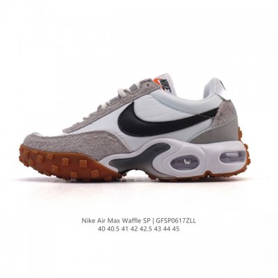耐克 Nike Air Max Waffle Sp Action Green 休闲跑步鞋 气垫缓震运动鞋华夫饼Sp发售！Fv6946-301这款鞋款融合了Air