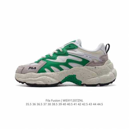 公司级 斐乐 男女同款老爹鞋 Fila Fusion 厚底增高跑步鞋 百搭运动板鞋 意大利百年经典运动品牌，网红单品 小红书推荐爆款 Fila斐乐新款小白鞋斐乐 - 点击图像关闭