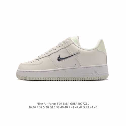 公司级 Af1耐克 Nike Air Force 1 ‘07 Low 空军一号 厚底增高百搭运动板鞋 原楦头原纸板 打造纯正空军版型，专注外贸渠道 全掌内置蜂窝