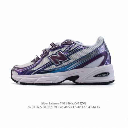 New Balance Mr740 Nb新百伦系列复古老爹风休闲运动慢跑鞋。采用轻质牛剖革拼接透气网眼衬垫织物鞋面材质 T-Beam大底提供足步弓支撑 保持步态 - 点击图像关闭