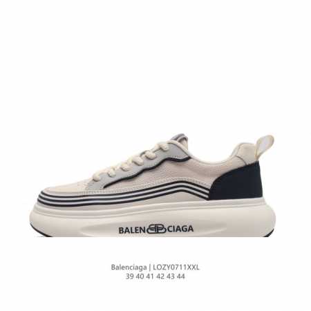 潮奢 巴黎世家 Balenciaga 男士厚底增高板鞋老爹鞋运动鞋，Balenciaga 最新爆款低帮系带休闲运动板鞋 专柜同步上架香港、美国、巴黎各大时尚博主 - 点击图像关闭