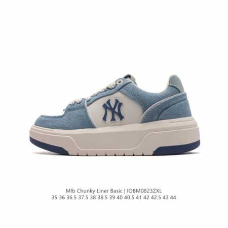 Mlb Chunky Liner Basic 人气单品学长鞋系列轻量增高厚底百搭休闲运动板鞋 男女轻便胶鞋 高级街头休閒品牌鞋。Mlb Chunky Liner - 点击图像关闭