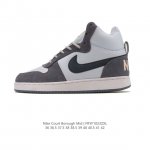 耐克 Nike Court Borough Mid 2 中帮小Aj1百搭透气休闲运动板鞋魔术贴运动篮球鞋。兼顾舒适脚感和出众风范，演绎匠心之作。结构性的支撑贴合