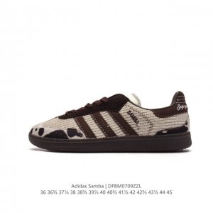 阿迪达斯 德训鞋 Adidas Originals Samba Og Shoes 经典运动鞋小白鞋 T头鞋 彰显休闲摩登风情的时尚经典鞋。它诞生于50年代的足球