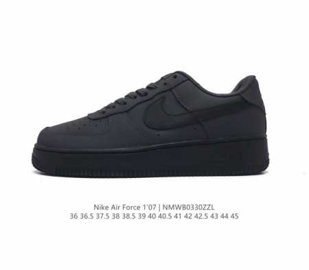 耐克 Nike Air Force 1 '07 Low 空军一号含气垫 低帮百搭厚底增高休闲运动板鞋 柔软 弹性十足的缓震性能和出色的中底设计 横跨复古与现代的 - 点击图像关闭