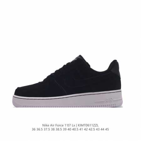 耐克 Nike Air Force 1 '07 Low 空军一号含气垫 低帮百搭厚底增高休闲运动板鞋。柔软、弹性十足的缓震性能和出色的中底设计，横跨复古与现代的 - 点击图像关闭