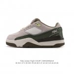 耐克 Nike 乔丹 Jordan Flight Court 时尚休闲 防滑耐磨 低帮运动鞋 复古篮球鞋 男女同款 Jordan 新鞋型 又来了！新配色曝光！滑