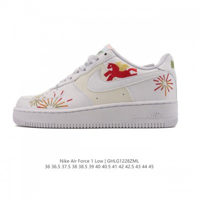 公司级 Af1耐克 Nike Air Force 1 ‘07 Low 空军一号 厚底增高百搭运动板鞋 原楦头原纸板 打造纯正空军版型，专注外贸渠道 全掌内置蜂窝