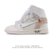 公司级 耐克 Off-White X Nike Air Jordan 1 Retro High Og “Unc” 高帮 联名 Aj1 乔丹1代 Aj1 乔1 乔