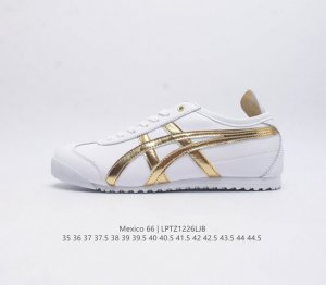 Asics 亚瑟士 男女鞋真标半码制 日产经典老牌-鬼塚虎 Onitsuka Tiger Mexico 66经典墨西哥系列复古经典百搭板鞋休闲运动鞋慢跑鞋 采用