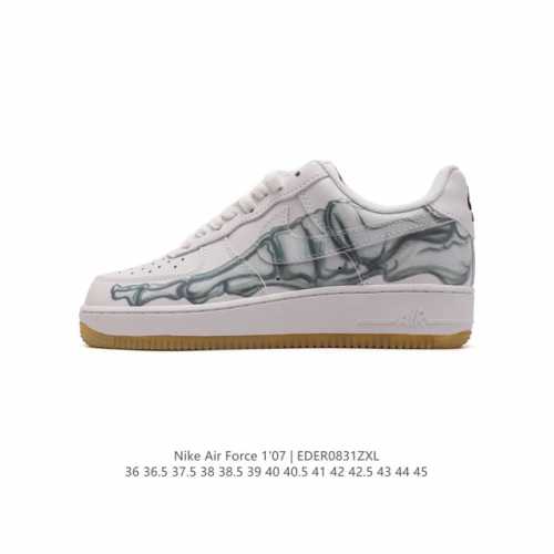 Af1耐克 Nike Air Force 1 ‘07 Low 空军一号 气垫厚底增高百搭运动板鞋 原楦头原纸板 打造纯正空军版型，专注外贸渠道 全掌内置蜂窝气垫